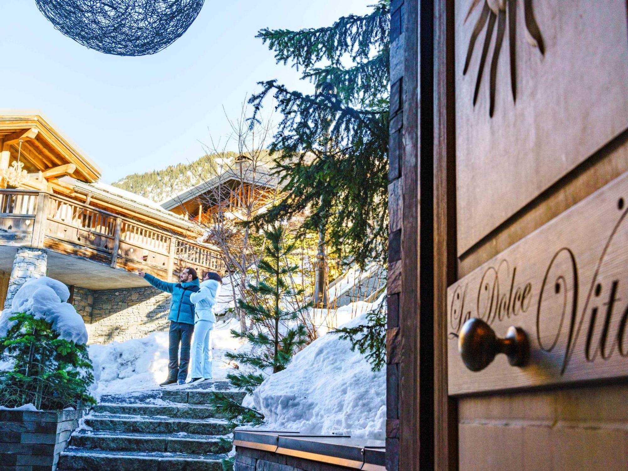 Chalet De Luxe A Courchevel Avec Vue Et Spa - Fr-1-772-7 Villa Exterior photo